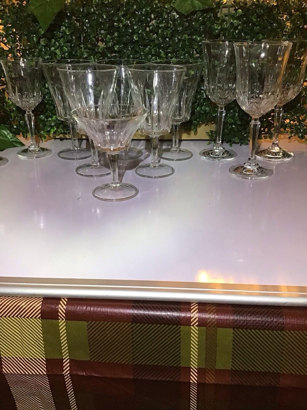 Luminarc Regency France Glasses 11 Pcs Vintage Crystal Clear Stemware Drinkware